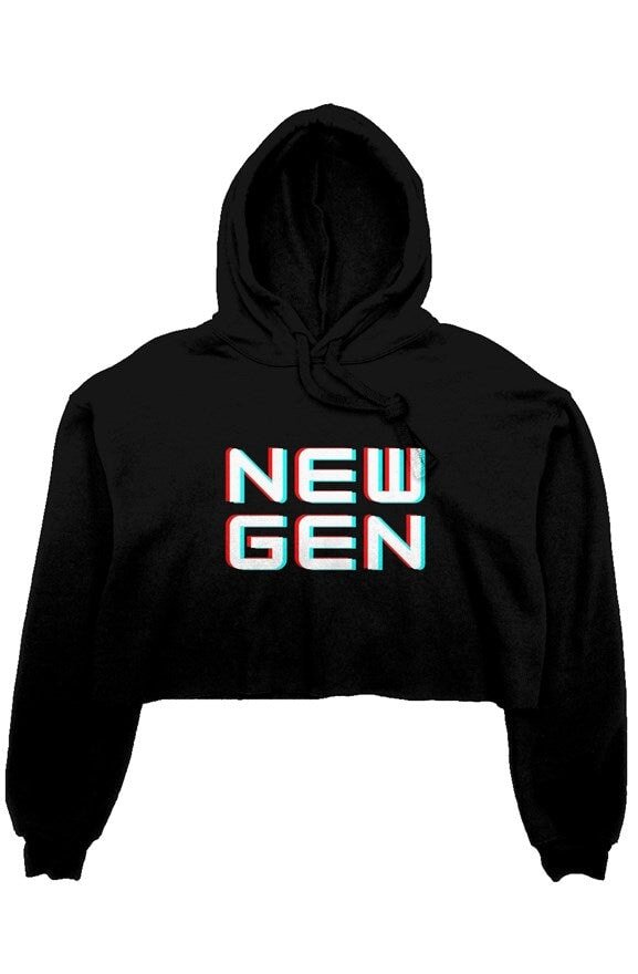 Crop Fleece hoodie - New Gen Studio