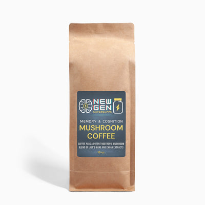 Mushroom Coffee Fusion - Lion’s Mane & Chaga 16oz - New Gen Studio
