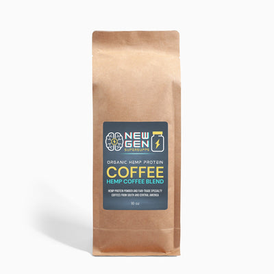 Organic Hemp Coffee Blend - Medium Roast 16oz - New Gen Studio